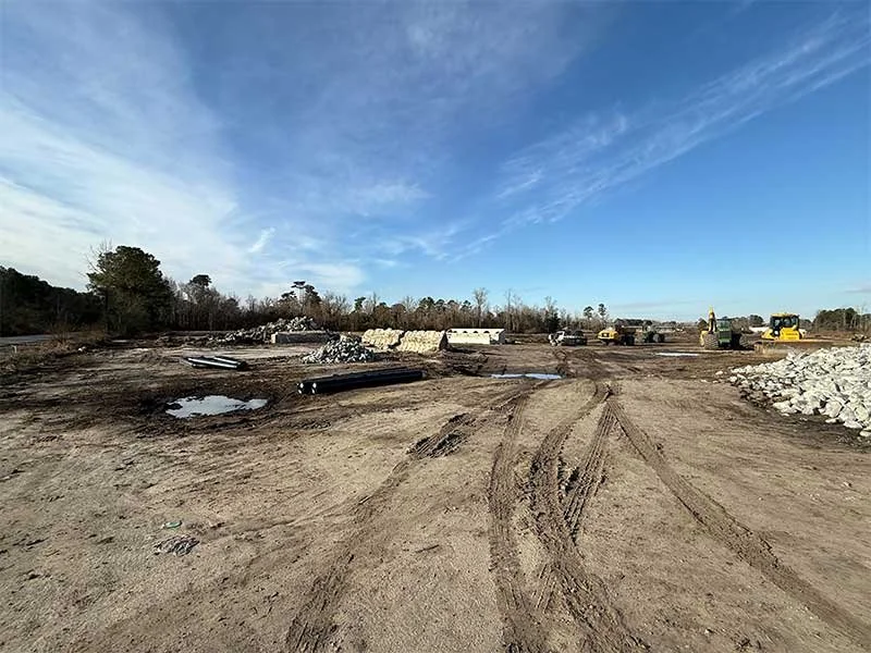 Site Work Begins On New Industrial Park On Blue Clay Road
